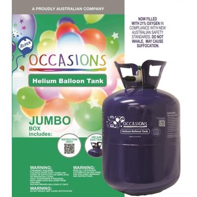 Disposable Helium Tank Jumbo Size + XtraFloat (Tank Only)