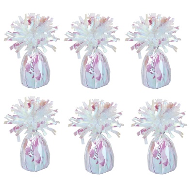 Iridescent Balloon Jumbo Pudding Weight (Pk 6) 
