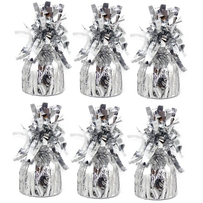 Silver Balloon Pudding Weight (Pk 6)