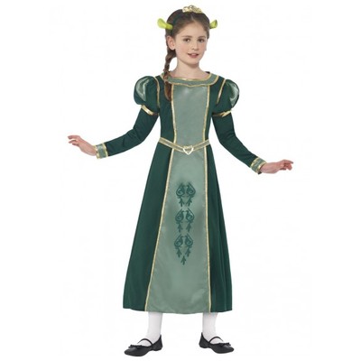 Child Shrek Princess Fiona Costume (Medium, 7-9 Years)