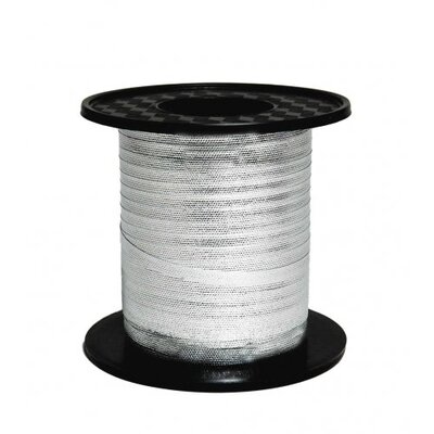 Metallic Silver Curling Ribbon (225m)