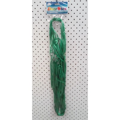 Pre-Clipped Green Ribbon Pk 25