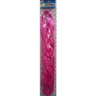 Pre-Clipped Hot Pink Ribbon Pk 25
