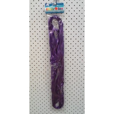 Pre-Clipped Purple Ribbon Pk 25
