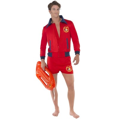 Adult Baywatch Lifeguard Costume Mens Large