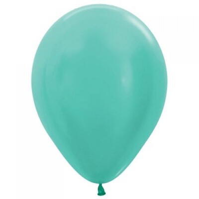 Pearl Mint Green 5in. (12cm) Latex Balloons Pk 100