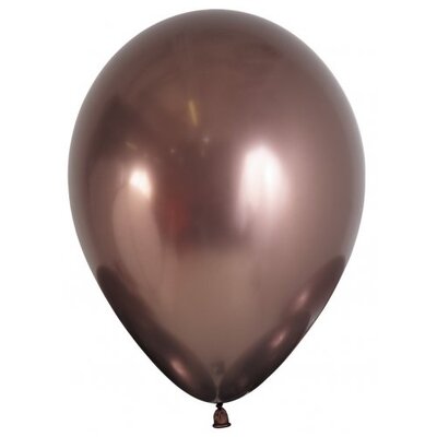 Truffle Reflex/Chrome 5in (12cm) Latex Balloons (Pk 50)