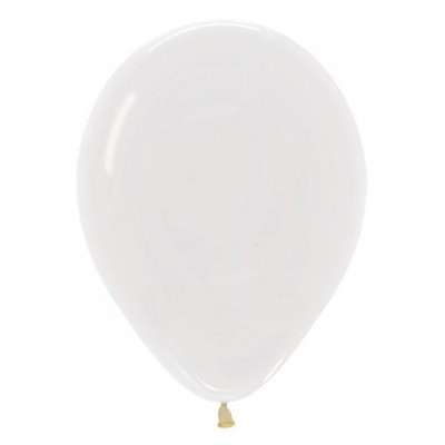 Crystal Clear 5in (12cm) Latex Balloons Pk 100