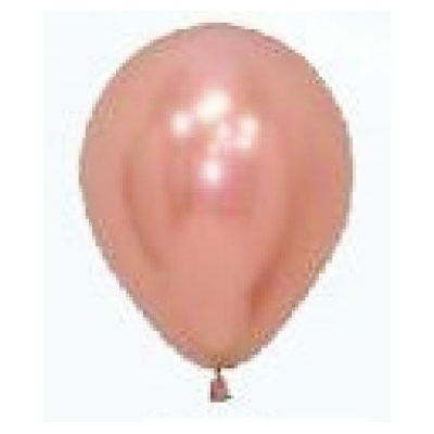 Rose Gold Reflex/Chrome Latex Balloons (5in, 12cm) Pk 50