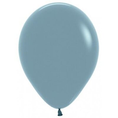 Pastel Dusk Blue 30cm Latex Balloons (Pk 100)