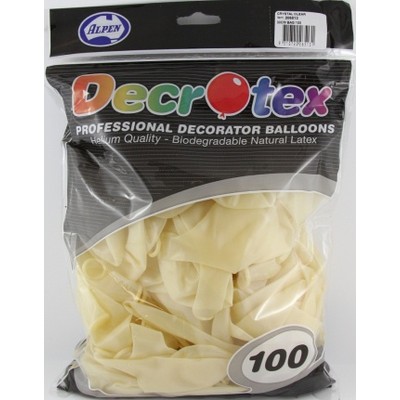 Crystal (See-Through) Clear Latex Balloons (12in - 30cm) Pk 100