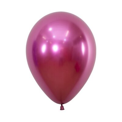 Fuchsia Pink Reflex Latex Balloons 30cm (Pk 50)