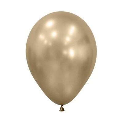 Silk Gold Dust Latex Balloons 30cm Pack of 50 | Professional Helium Quality Balloons