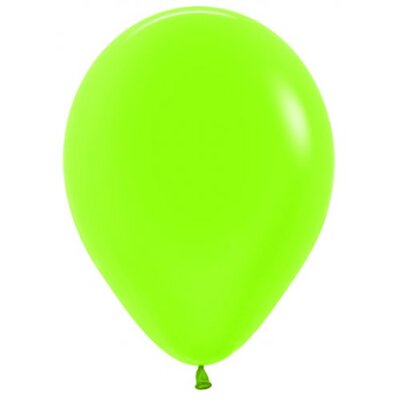 Neon Green Standard Latex 30cm Balloons (Pk 100)
