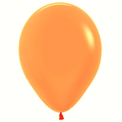 Neon Orange Standard Latex 30cm Balloons (Pk 100)
