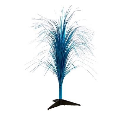 Holographic Peacock Blue Fountain Centrepiece (32in./81cm) Pk 1