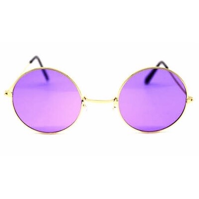 Adult Costume Lennon Glasses Purple Lenses