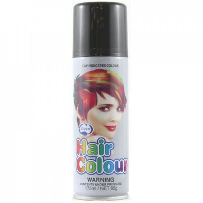 Hot Black Coloured Hairspray 175ml (Pk 1)