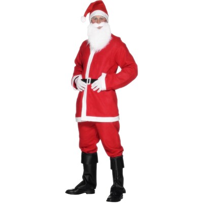 Christmas Adult Santa Suit Costume (Medium, 38-40) Pk 1