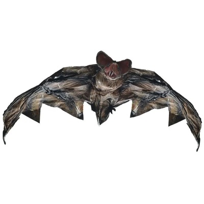 Tattered Hanging Halloween Bat Decoration 79x38cm