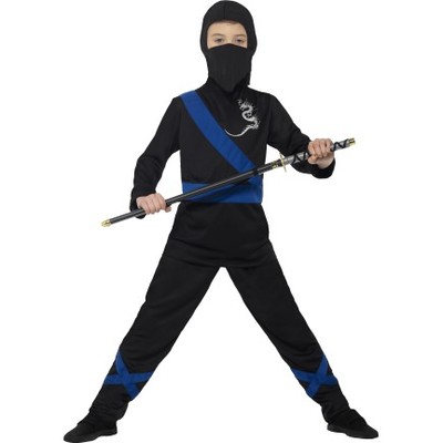 Child Ninja Assassin Costume (Large, 10-12 Years)