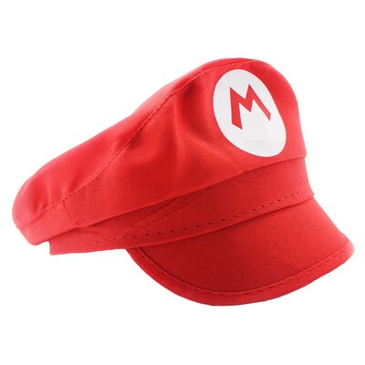 Adult Red Gamer Gaming Brothers Bros Hat
