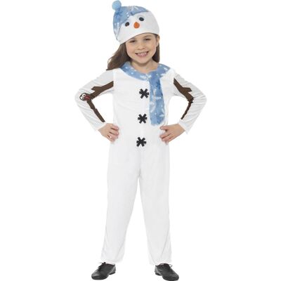 Child Toddler Snowman Costume (4-6 Years)