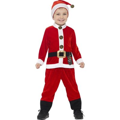 Child Christmas Santa Suit Costume (Small, 4-6 Yrs)