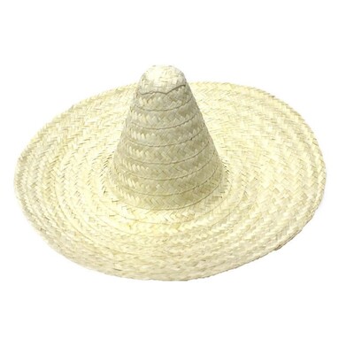 Natural Mexican Sombrero Hat