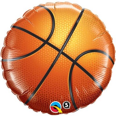 Basketball 18in. Foil Balloon Pk 1