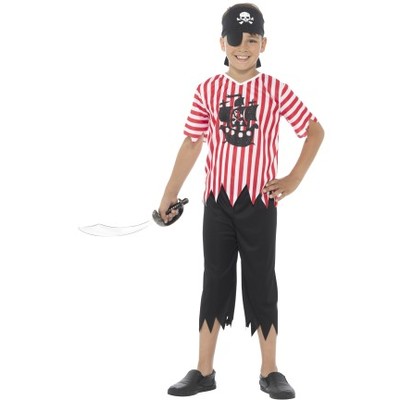 Child Jolly Pirate Boy Costume (Small, 4-6 Years)
