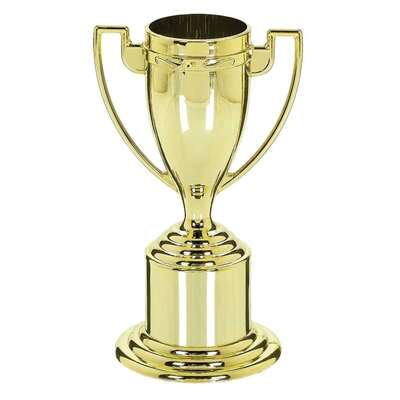 Gold Trophy Favours Pk 8