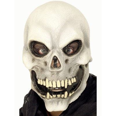 Halloween Full Head Skull Latex Mask Pk 1