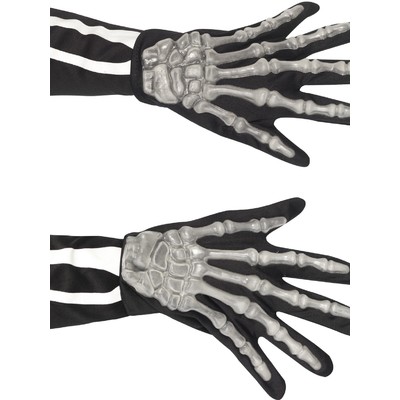 Halloween Adult Skeleton Gloves (1 Pair)