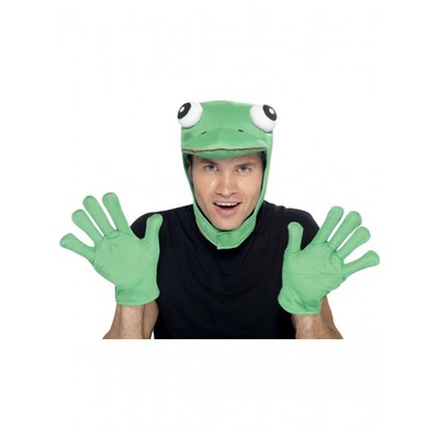 Frog Costume Kit - Hood & Gloves Pk 1