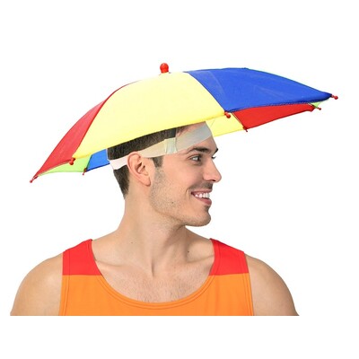 Rainbow Umbrella Hat