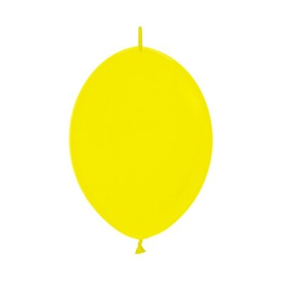 Link-O-Loon Fashion Yellow Latex Linking Balloons 30cm Pk 50