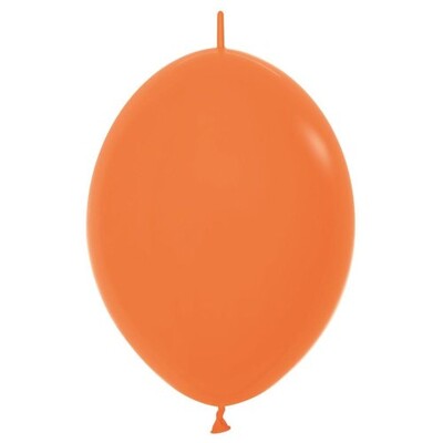 Link-O-Loon Fashion Orange Latex Linking Balloons 30cm Pk 50