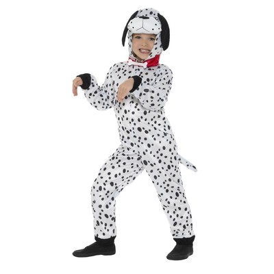 Child Dalmatian Dog One Piece Suit Costume (Large, 10-12 Years)