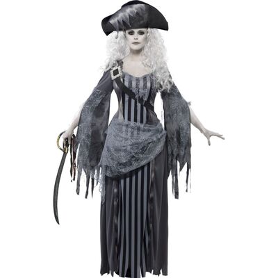 Adult Ghost Ship Pirate Princess Costume (Medium, 12-14)