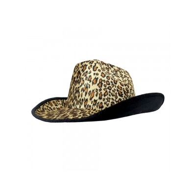 Leopard Print Cowboy Hat Pk 1