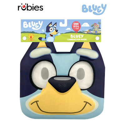 Bluey 3D Foam Mask – Kids & Adults Official Costume Accessory