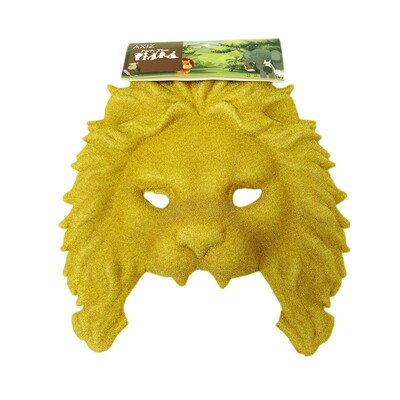 Lion Mask Gold Glitter Pk 1