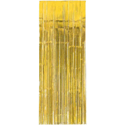 Metallic Gold Foil Tinsel Curtain (91 x 243cm)