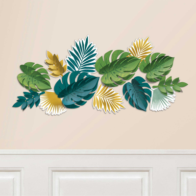Assorted Decorative Palm Leaf Cutouts (Pk 13)