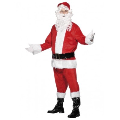 Adult Santa Suit Costume (Large, 42-44) Pk 1