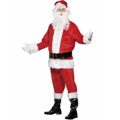 Adult Santa Suit Costume (Medium, 38-40) Pk 1