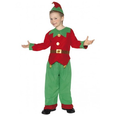 Child Christmas Elf Costume (Medium, 7-9 Years) Pk 1