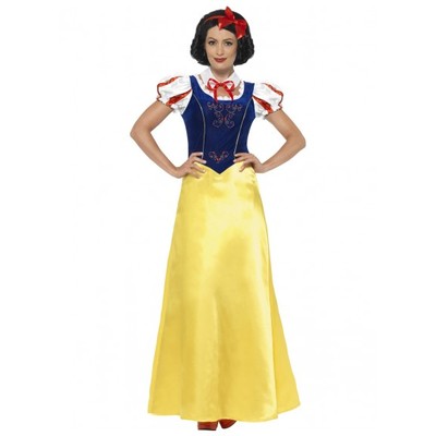 Adult Woman Princess Snow Costume (Medium, 12-14)