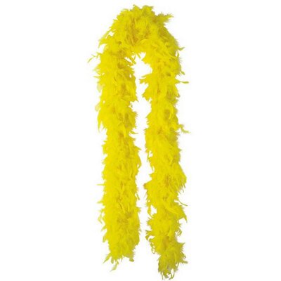 Yellow Feather Boa (182cm)